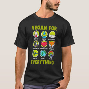 T-shirt Végétarien Vegan Pour Tout Fier Végétalien Végétal