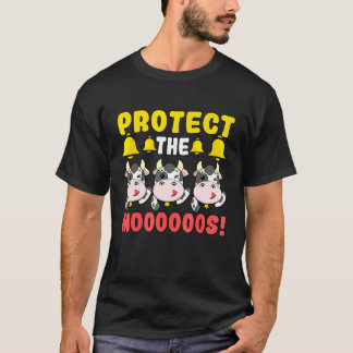 T-shirt Végétarien Végétarien Vache Lifestyle Vache Libre 
