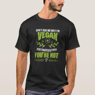 T-shirt Végétarien Végétarien Véganisme Basé Plante