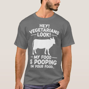 T-shirt Végétariens Ma nourriture est poissonneuse sur vot