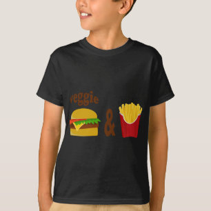 T-shirt Veggie Burger et Fries