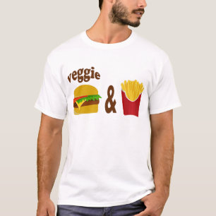 T-shirt Veggie Burger et Fries