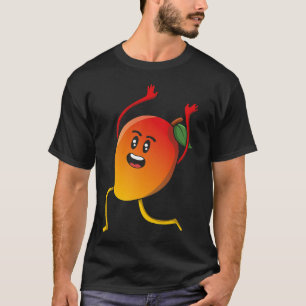 T-shirt Veggie puissance mangues mangue lassi drôle mangue