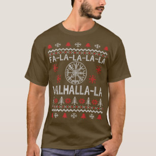 T-shirt Vegvisir Compas Valhalla Vilain Noël laid Viking