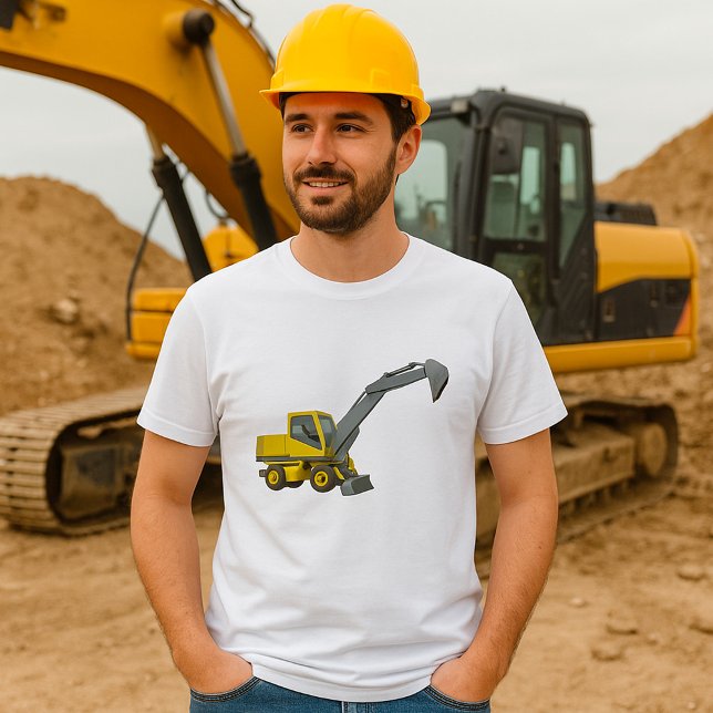 T-shirt Véhicule de construction (Créateur téléchargé)