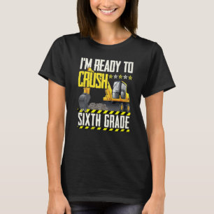 T-shirt Véhicule De Construction De Tracteur Prêt À Écrase