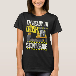 T-shirt Véhicule De Construction De Tracteur Prêt À Écrase