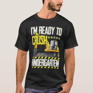T-shirt Véhicule De Construction De Tracteur Prêt À Écrase