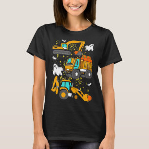T-shirt Véhicule de construction Halloween