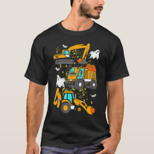 T-shirt Véhicule de construction Halloween