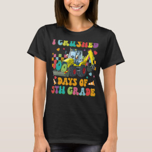 T-shirt Véhicule De Construction J'Ai Conduit 100 Jours De