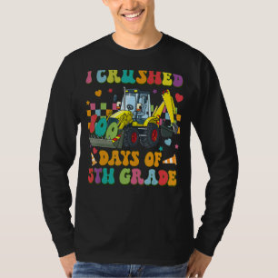 T-shirt Véhicule De Construction J'Ai Conduit 100 Jours De