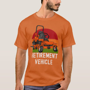 T-shirt Véhicule de retraite Zerourn tondeuse drôle tonte