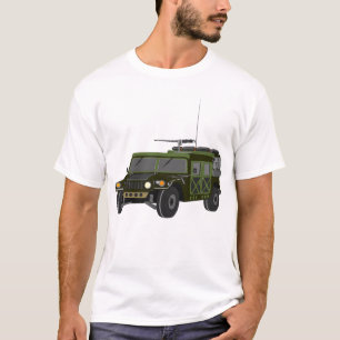 T-shirt Véhicule tactique tout-terrain Humvee militaire