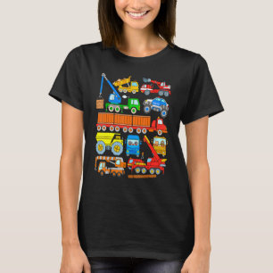 T-shirt Véhicules lourds Camions Machines de construction