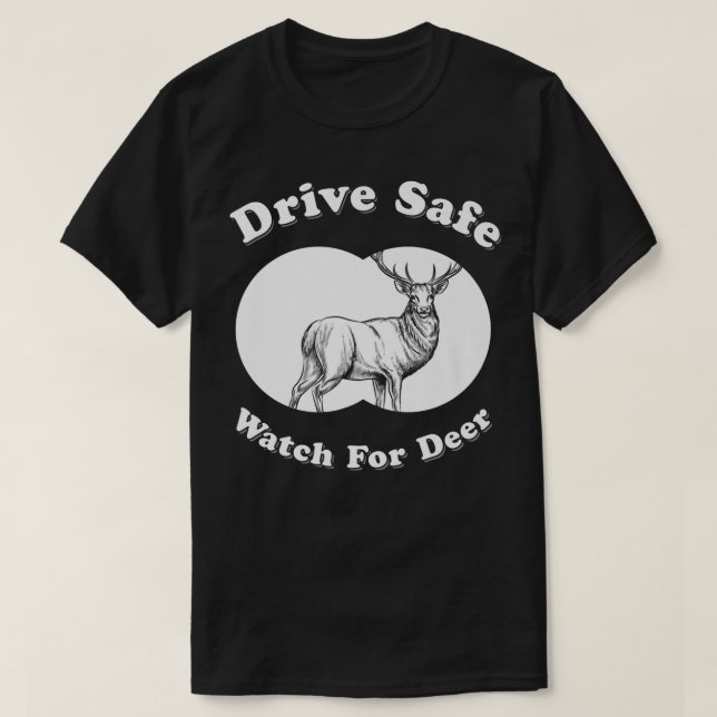 T-shirt Veille De La Conduite Pour Le Cerf - Midwest Dit   (Design devant)