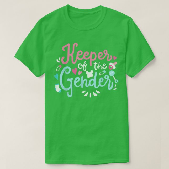 T-shirt Veille de la révélation de genre du genre (Design devant)