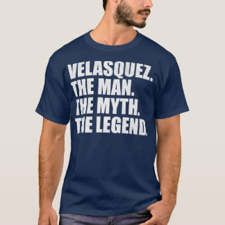 T-shirt Velasquez Velasquez Nom de famille Velasquez nom d