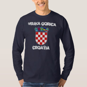 T-shirt Velika Gorica, Croatie avec armoiries