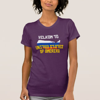 T-shirt Velkom vers Amerika