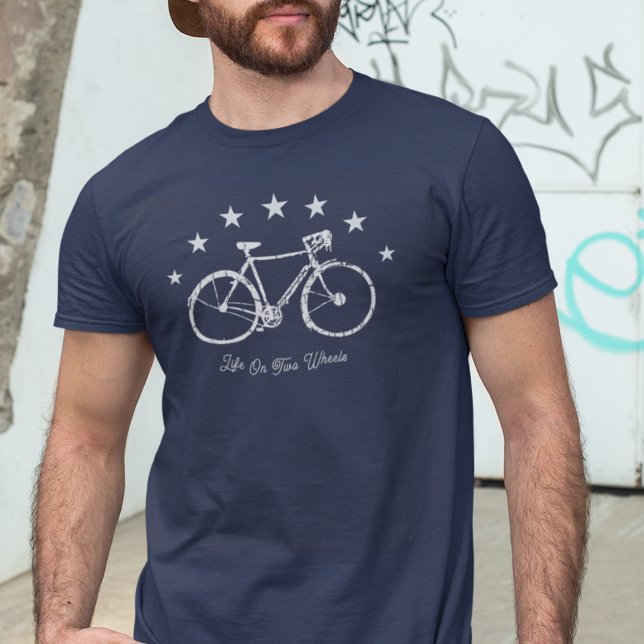 T-shirt Vélo à deux roues (two wheels style)