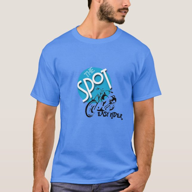T-SHIRT VÉLO À MOTEUR, FACILE MARCHE (Devant)