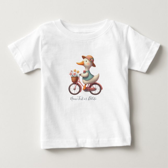 T-shirt Vélo Bicycle Duck (Devant)
