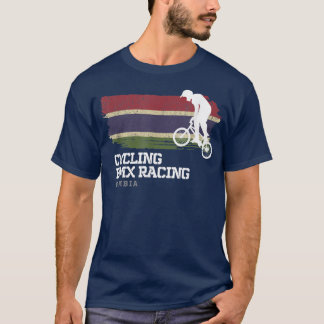 T-shirt Vélo BMX Drapeau Gambie Cyclisme Course Vélo BMX 3