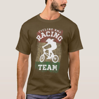 T-shirt Vélo BMX pour femmes Italie Drapeau Vélo Course B