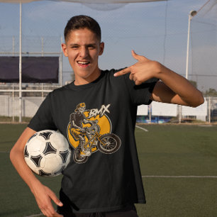 T-shirt Vélo BMX Skull Rider Jump