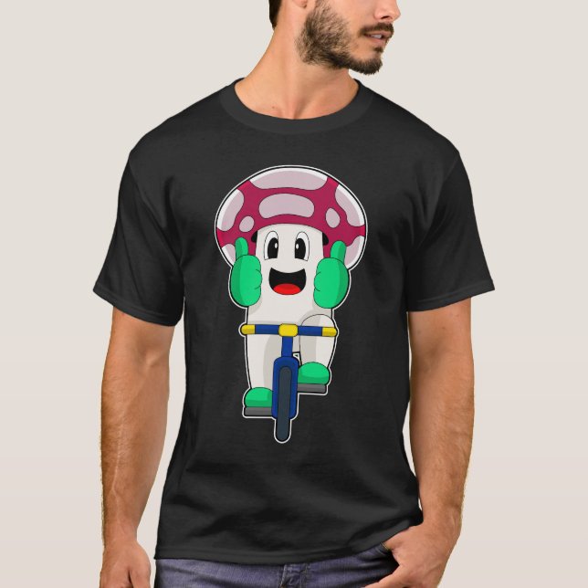 T-shirt Vélo champignon (Devant)