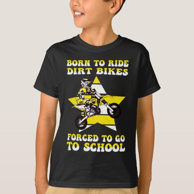 T-shirt Vélo cool Dirt Pour Enfants Motocross Dirt Vélo Am (Devant)
