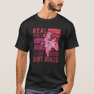 T-shirt Vélo cool Dirt Pour Femmes Filles Motocross Biker 