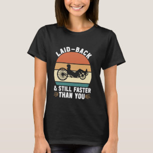 T-shirt Vélo couché tricycle cyclisme Vélo couché