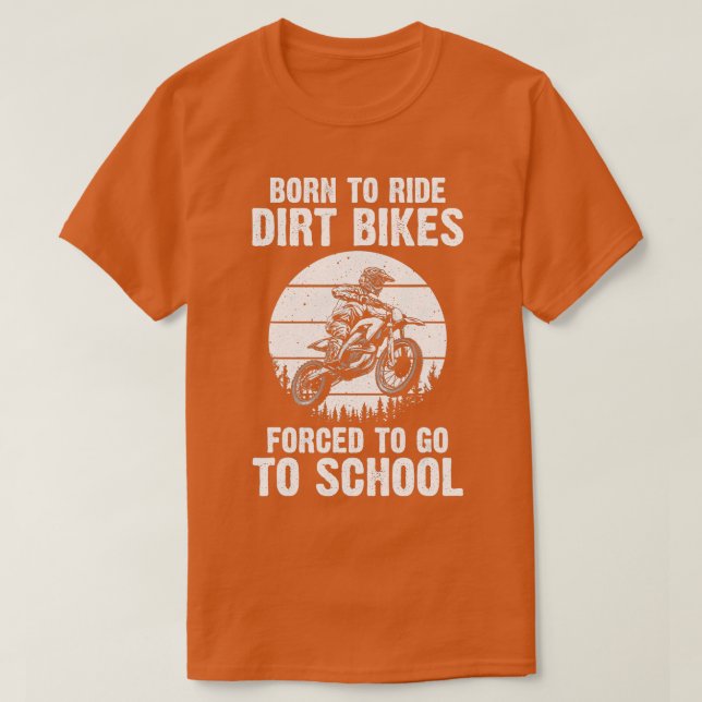 T-shirt Vélo Cute Dirt Art Pour Hommes Femmes Moto Dirtbi (Design devant)