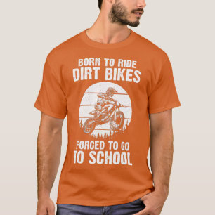 T-shirt Vélo Cute Dirt Art Pour Hommes Femmes Moto Dirtbi