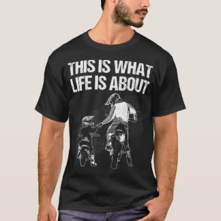 T-shirt Vélo Cute Dirt Art Pour Hommes Père Dirtbike Motor