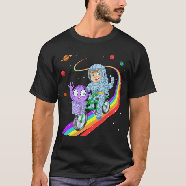 T-shirt Vélo d'astronaute (Devant)