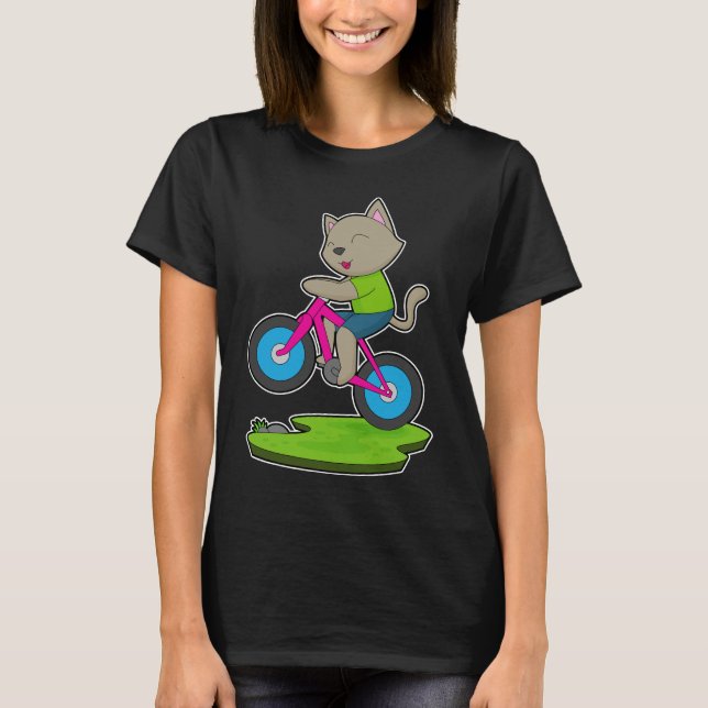 T-shirt Vélo de chat (Devant)