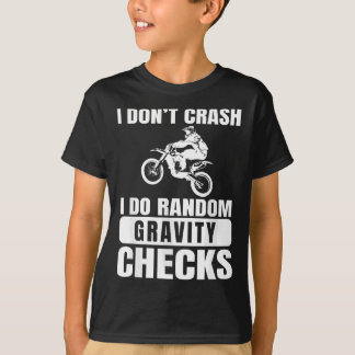 T-shirt Vélo de droite Ne pas écraser Faire Random Gravity