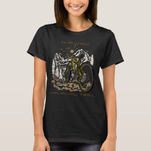 T-shirt Vélo de forêt Kalalau Trail Hawaii Randonnée Campi