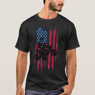 T-shirt Vélo de quadruple d'Atv de vélo de saleté de