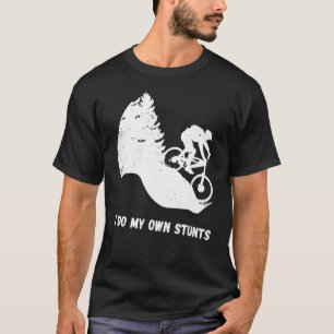 T-shirt Vélo descendant Je Fais Mes Propres Étapes Vélo T