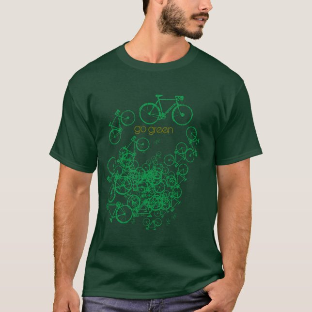 T-shirt vélo devenez écolo mode de vie (Devant)