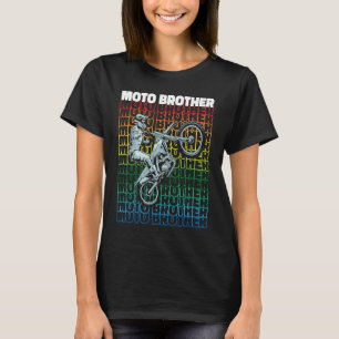 T-shirt Vélo Dirt Brother Biker Mx Motocross Moto B