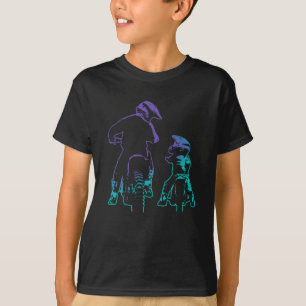 T-shirt Vélo Dirt papa et motocross Son