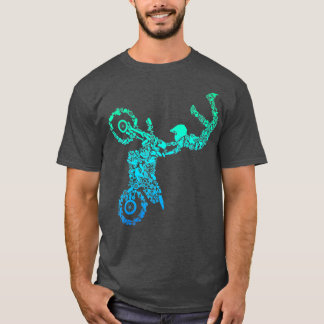 T-shirt Vélo Dirt Rider Motocross Enduro Dirt Vélo Boys