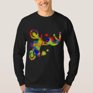 T-shirt Vélo Dirt Rider Motocross Enduro Dirt Vélo Boys