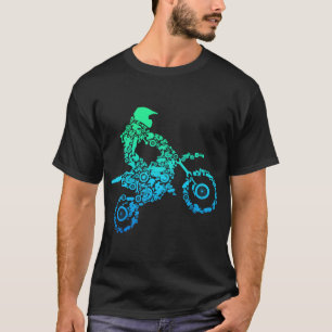 T-shirt Vélo Dirt Rider Motocross Enduro Dirt Vélo Cadeau