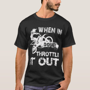 T-shirt Vélo droit MotoCross Vélo équitation MotoDon T